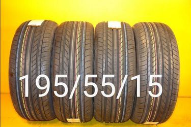 195/55/15 For Sale 4 New Tires We Service Motorcycle Tires