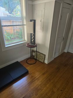 Matching designer end tables and lamps