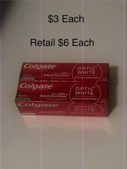 Colgate Optic White $3 Each