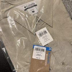Columbia PFG Bahama II Short Sleeve Shirt -XL - New In Bag W/ Tags - Rum Chata