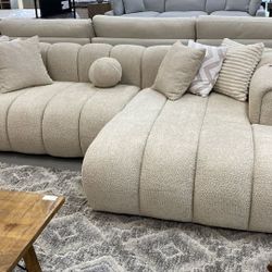 90 K Ropes Modern Sofa Chaise 