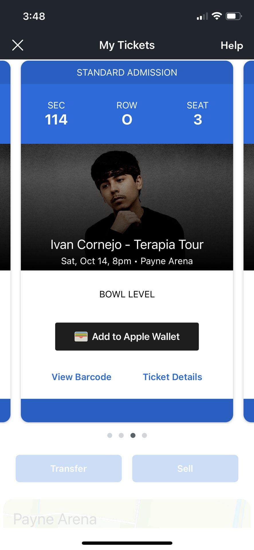 Ivan Cornejo tickets 