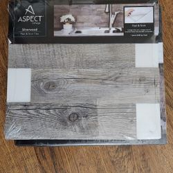 Peel and Stick 12.79"×13.58" Silver Wood Backslash Panels . Each $5. I have 42 PCs.