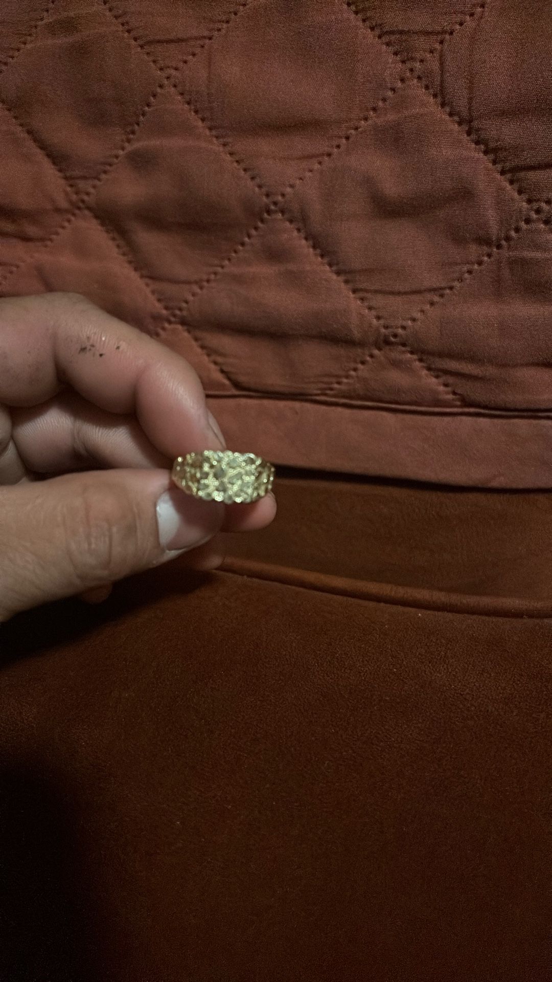 Gold Nugget Ring
