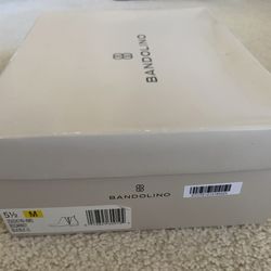 Women’s Bandolino Black Genuine Leather Booties Size 5-1/2