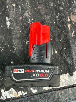 milwaukee m12 6.0 battery