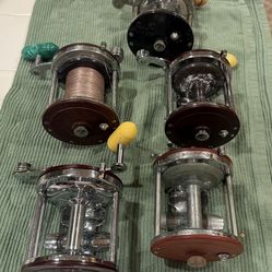 5 Penn Reels 4 x Jigmaster 500 and Long Beach 60
