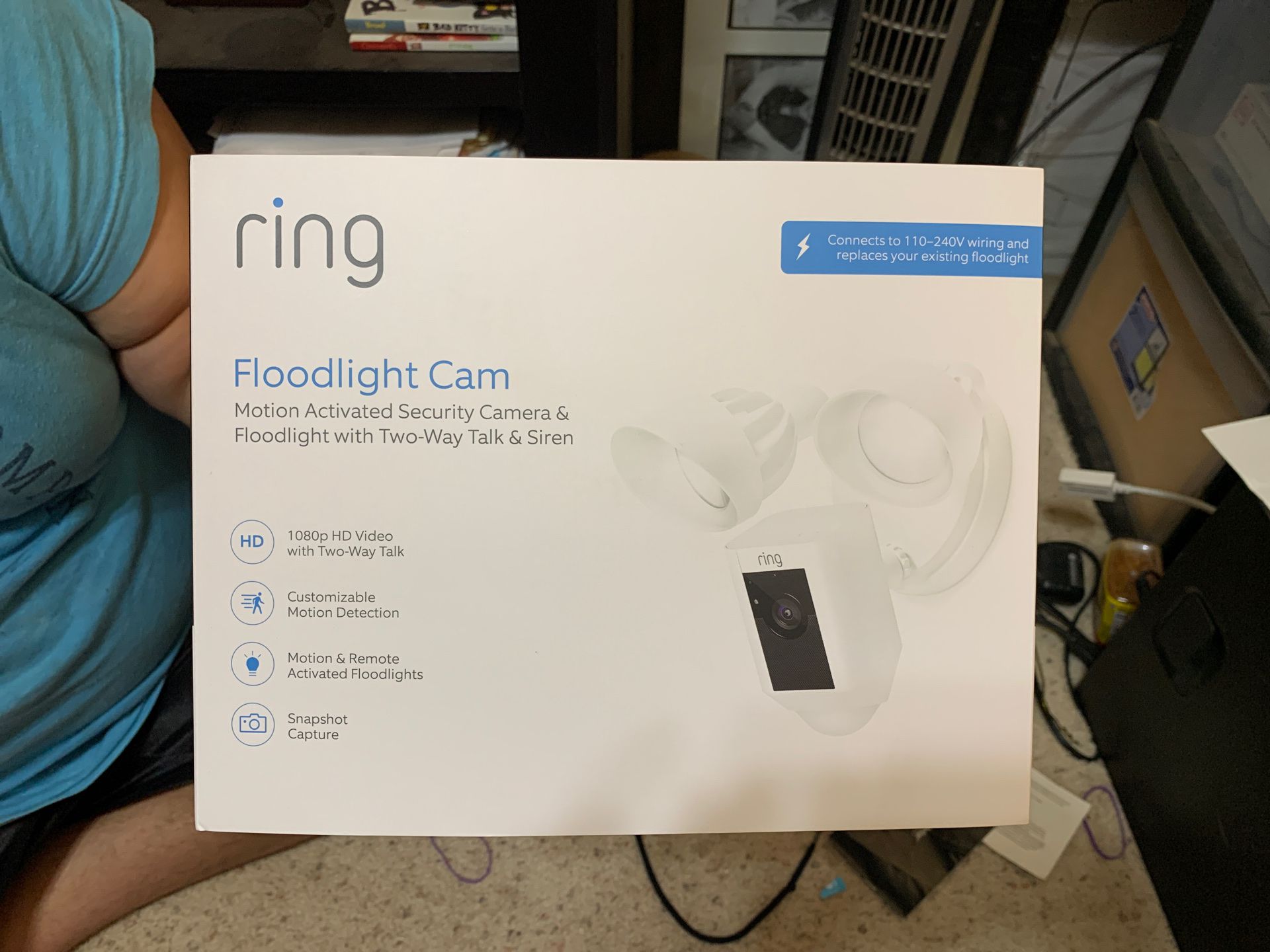 Ring Wired floodlight camera