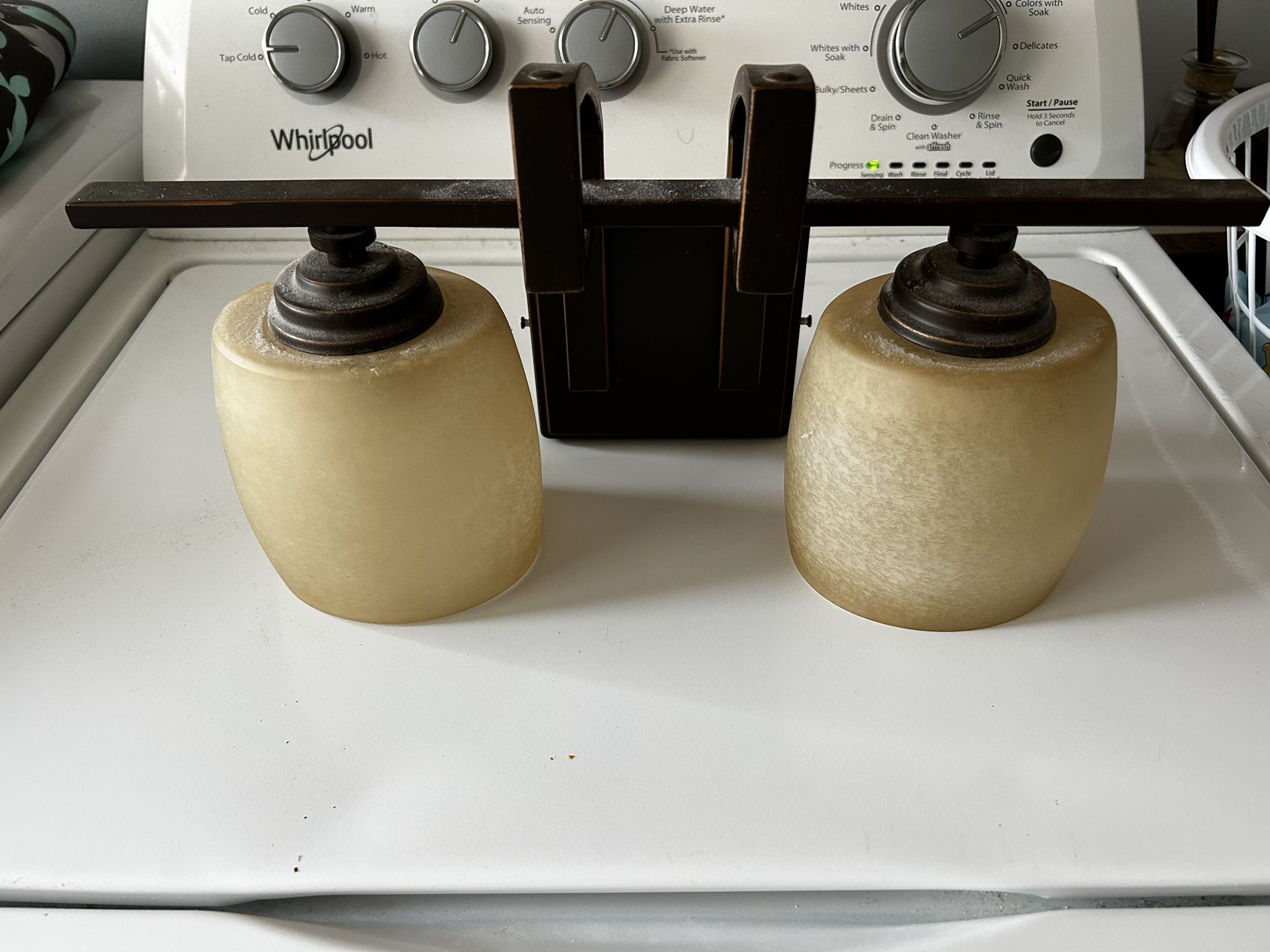 Metal Bronze Light Fixture