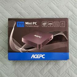 ACEPC T11 DDR3 4GB/32GB eMMC Mini PC,Windows 10 Mini Desktop Computer with Intel Atom Z8350 Processor, Support Dual Display, 4K HD, Bluetooth 4 Ig