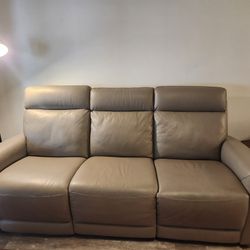 Premium Natuzzi Genuine Leather Sofa