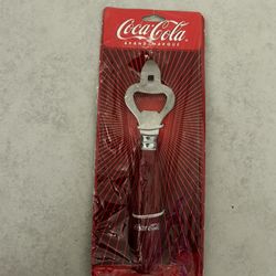 Vintage Coca-Cola Contour Bottle Opener with Plastic Handle NEW A8