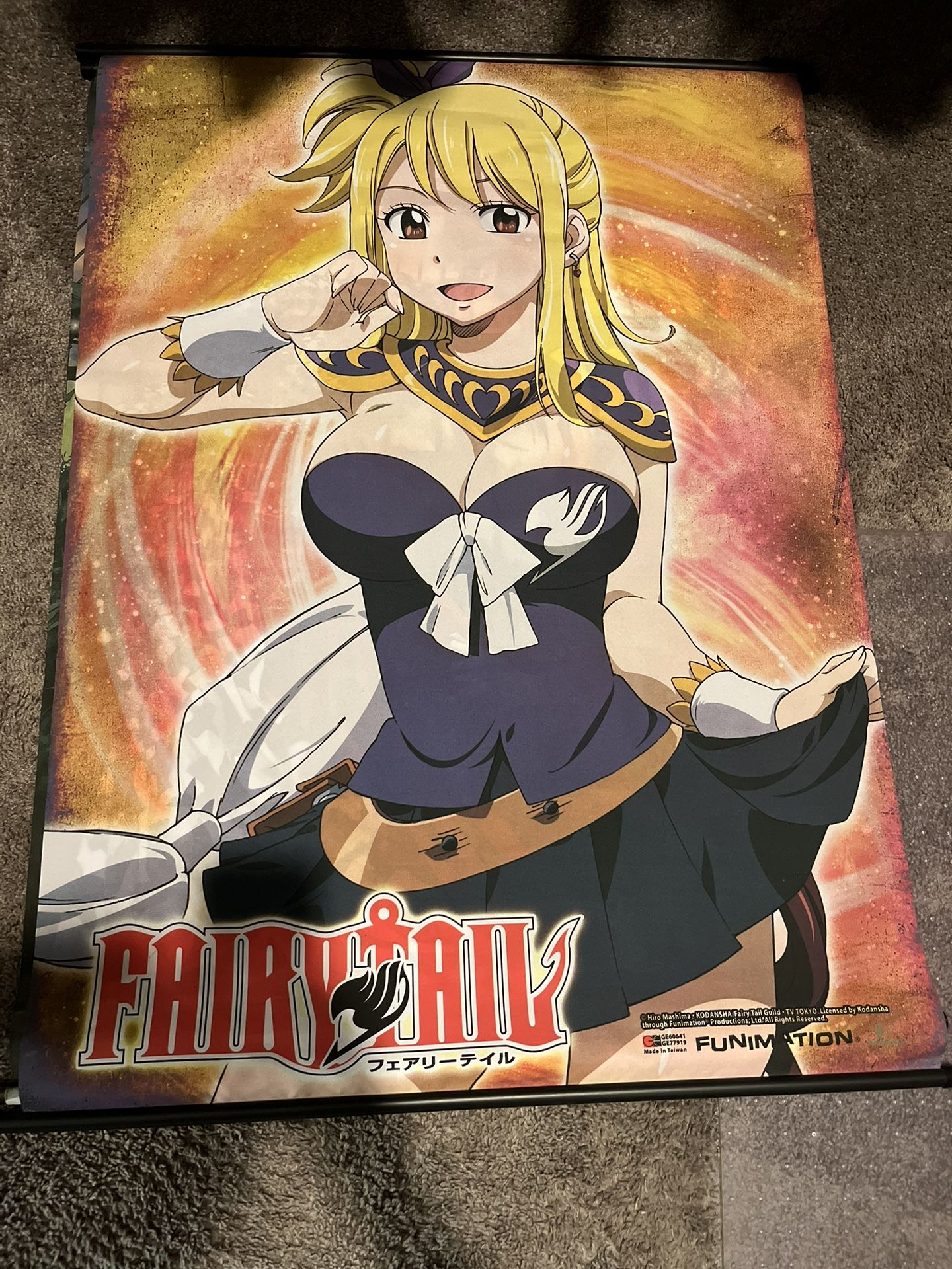 Lucy Wall Scroll From the Anime Fairy Tail 