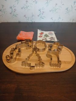Decorated Christmas cookie cutters by  J Cookie