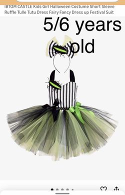 Kids complete new beetle juice costume