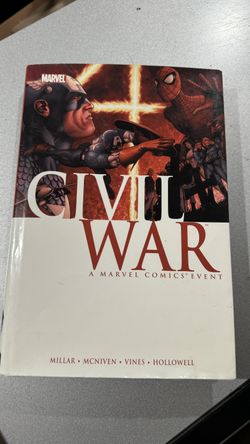Marvel Civil War Hardcover Graphic Novel Captain America Iron Man McNiven