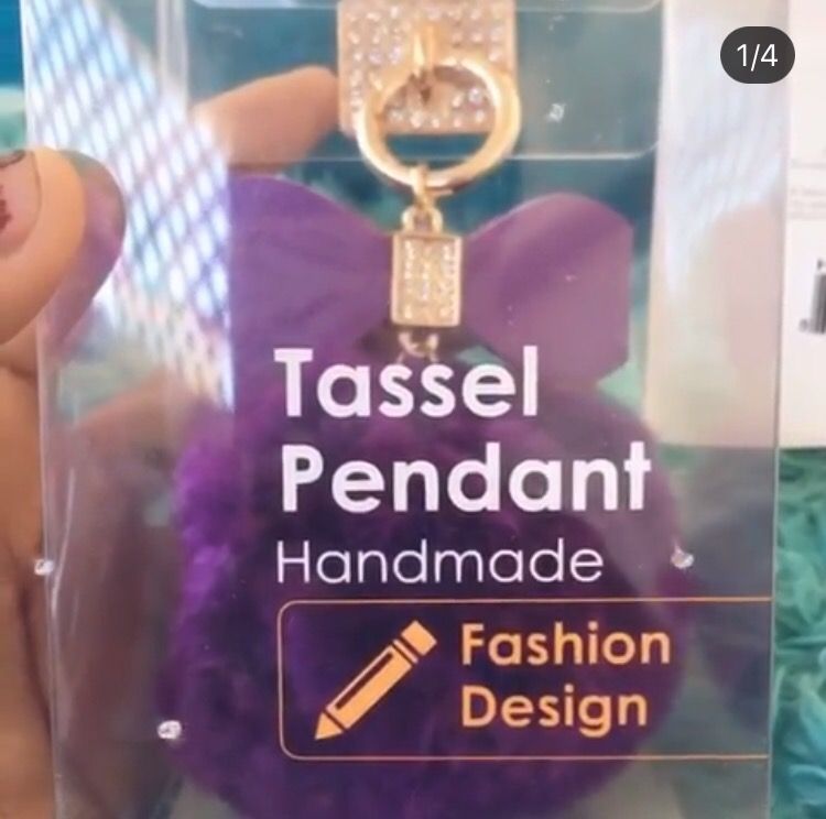 Fur Ball Phone Pendant