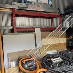 4 shelf industrial duty 77in W x 72in H x 24in D