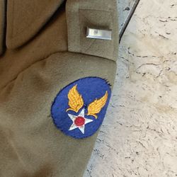 Nice vintage antique WW2 WWII US Army Air Force mackinaw Jacket Coat uniform 