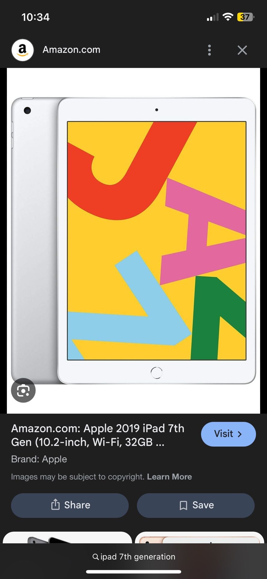 iPad 7th Gen (Read Description)