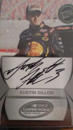 AUSTIN DILLION AUTOGRAPH
