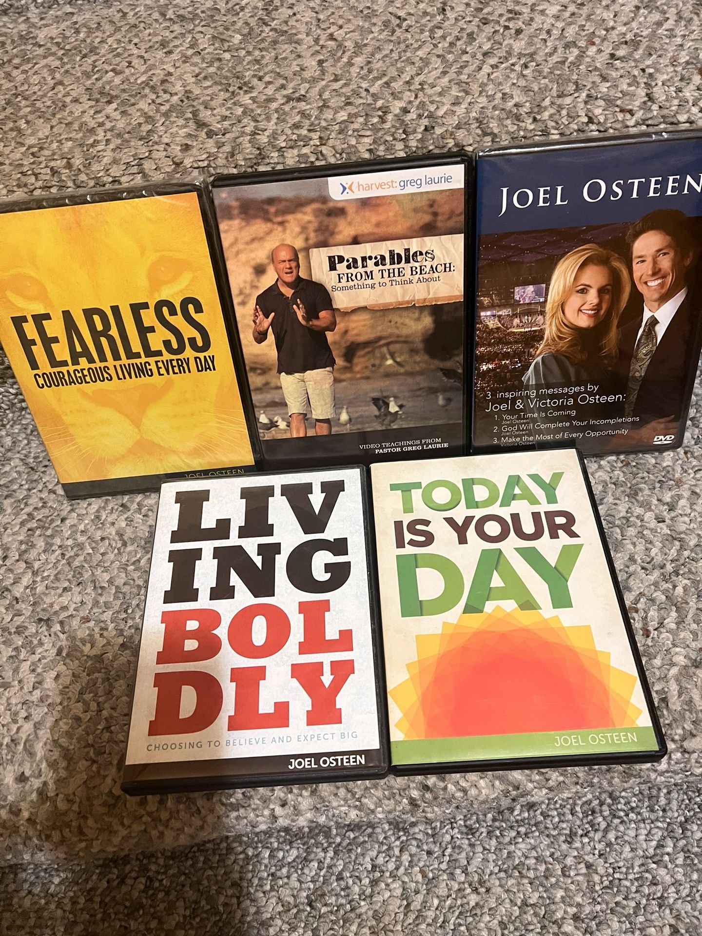 NEW Christian DVDs. $3 Each. Hundreds of items to look at. East Dundee.