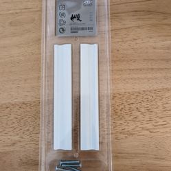 NEW IKEA Annars Drawer Pull Handle Hardware White 5 7/8" 001.177.45