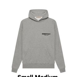 Essentials Dark Oatmeal Hoodie