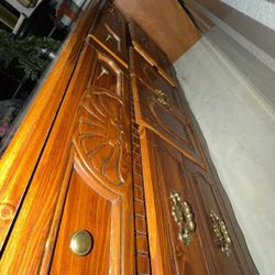 Full Bedroom Set – French Provincial, Solid Wood – PRICED TO MOVE $100 OBO