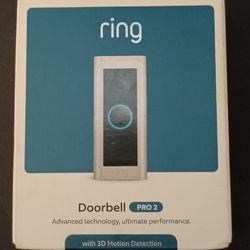 ring doorbell pro2, 2 motion detector, glass break sensor, & range extender