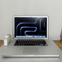 MacBook Pro 15 Inch Intel i7 10GB Ram 400GB SSD Nvidia 650m GPU macOS Sonoma Apple Laptop