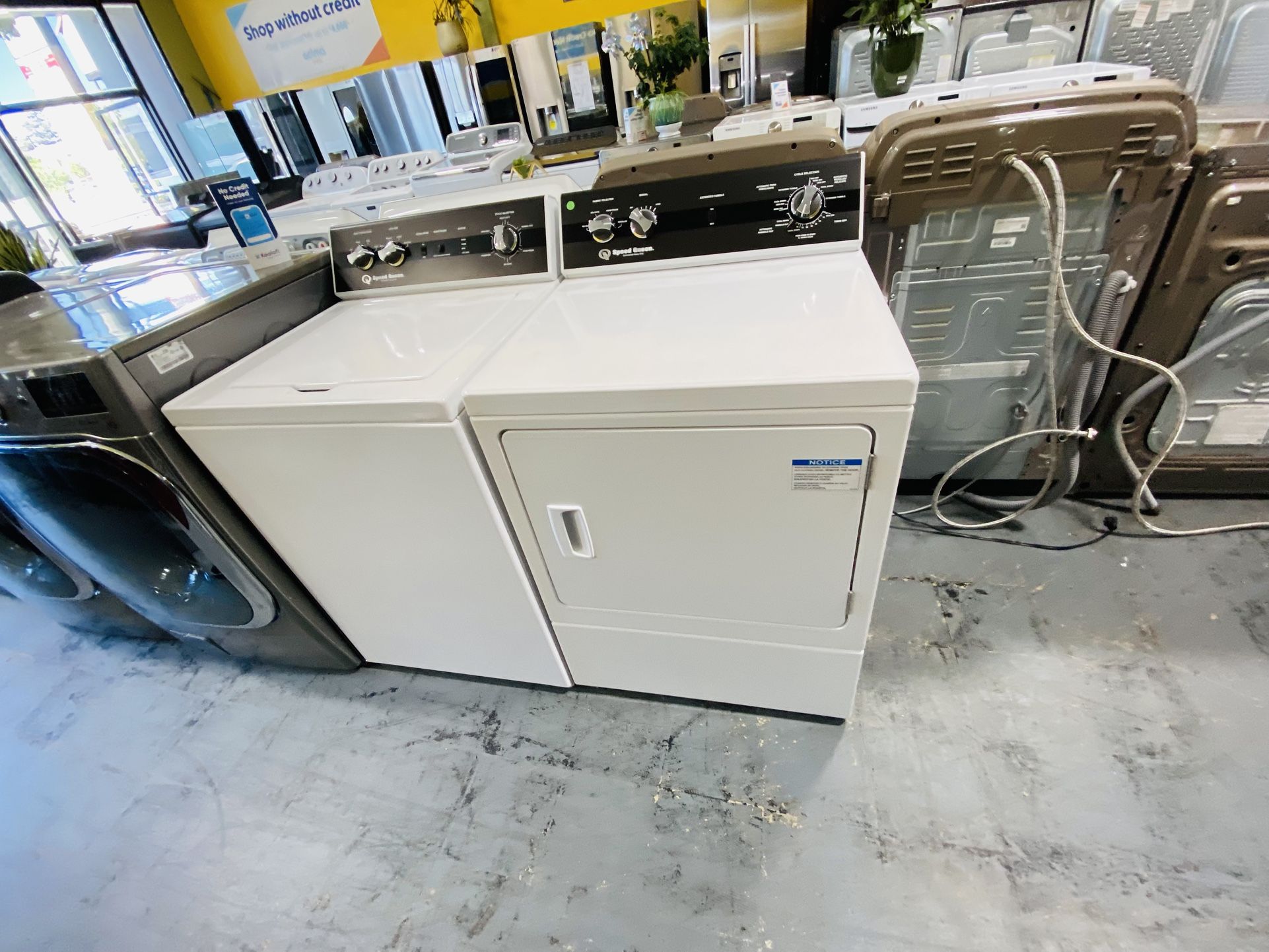 Washer And Dryer Speed Queen 11$ Down Payment
