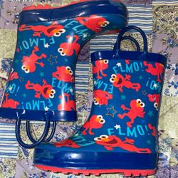 Toddler Elmo Rainboots