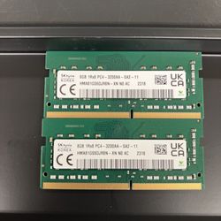 For Sale 16gb (2x8gb) DDR4 3200mhz Laptop Ram
