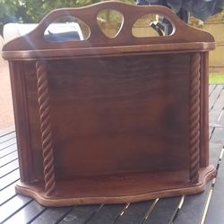 Wooden hanging shelf - $10