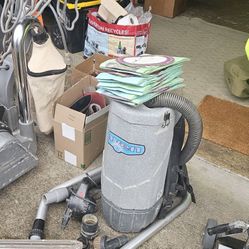 Vacuum and Makita Finishing Sander 