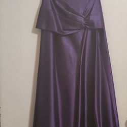 Prom Gown  Dress, Purple Size M