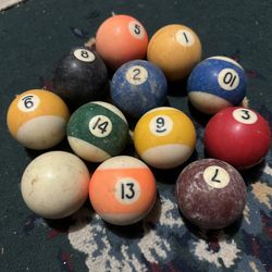 Pool Table Balls