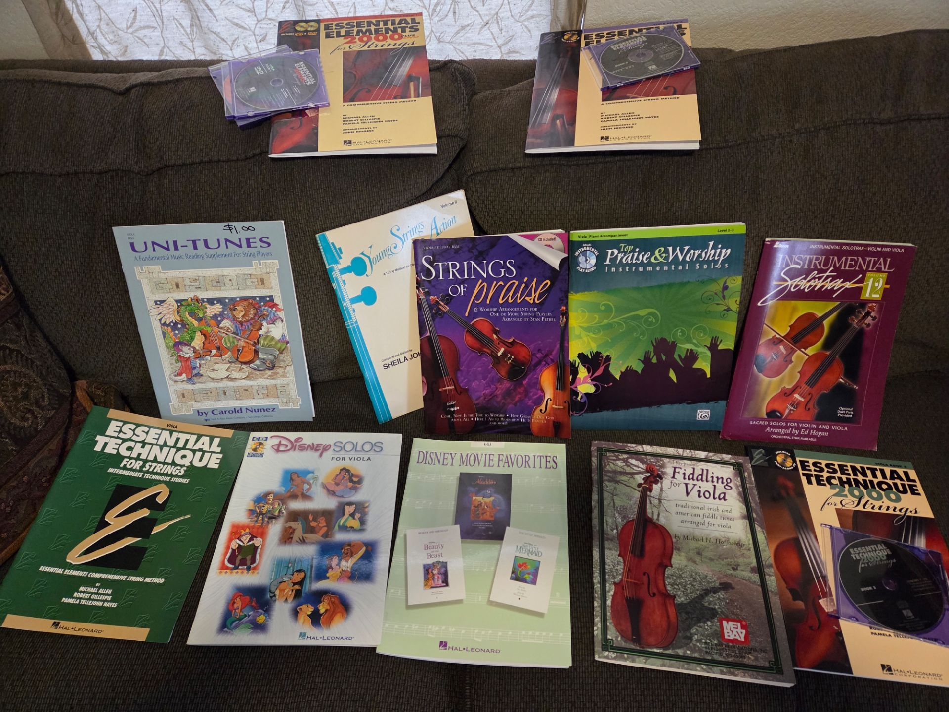 Viola Sheet Music Books Collection of 12 - some with CD/DVD