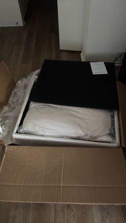 White ottoman with storage