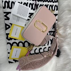 Marc Jacobs The Snapshot Crossbody Bag Rose Multi