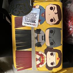 LOUNGEFLY JUSTICE LEAGUE CROSSBODY PURSE