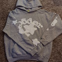 Grey Sp5der Hoodie 