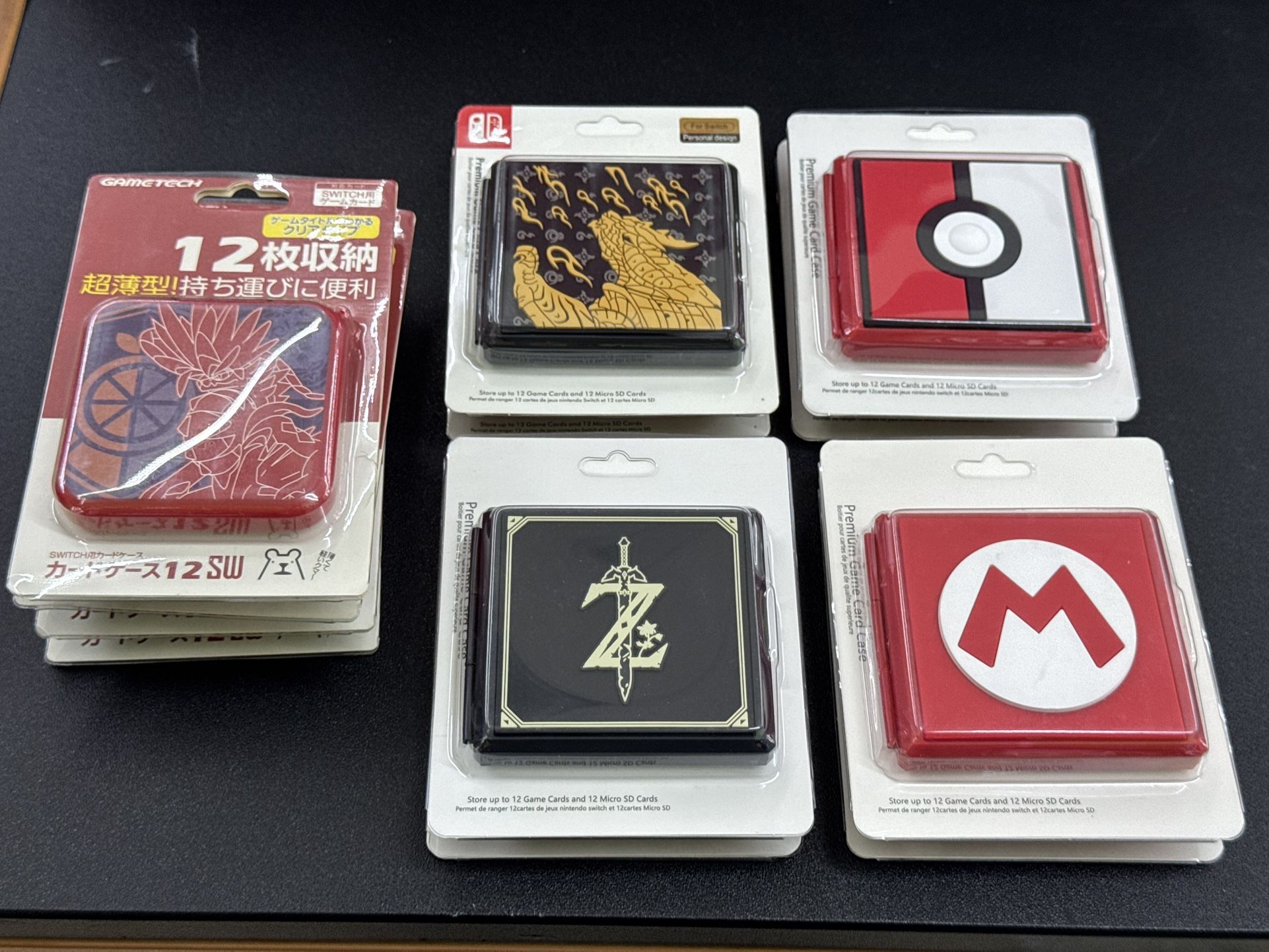 Game Card Case for Nintendo Switch Holds 24 Games + MicroSDs