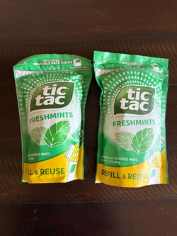 Tic Tac Freshmints Refill Bags – 2 Pack each $12