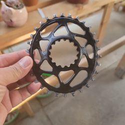 Absolute black oval chainring for e13 crank,30T