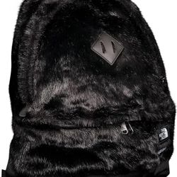 Supreme The North Face faux fur backpack black