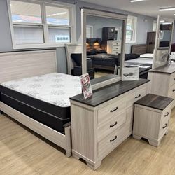 King $899 / Queen size $799 Bedroom Set • BRAND NEW 🤩