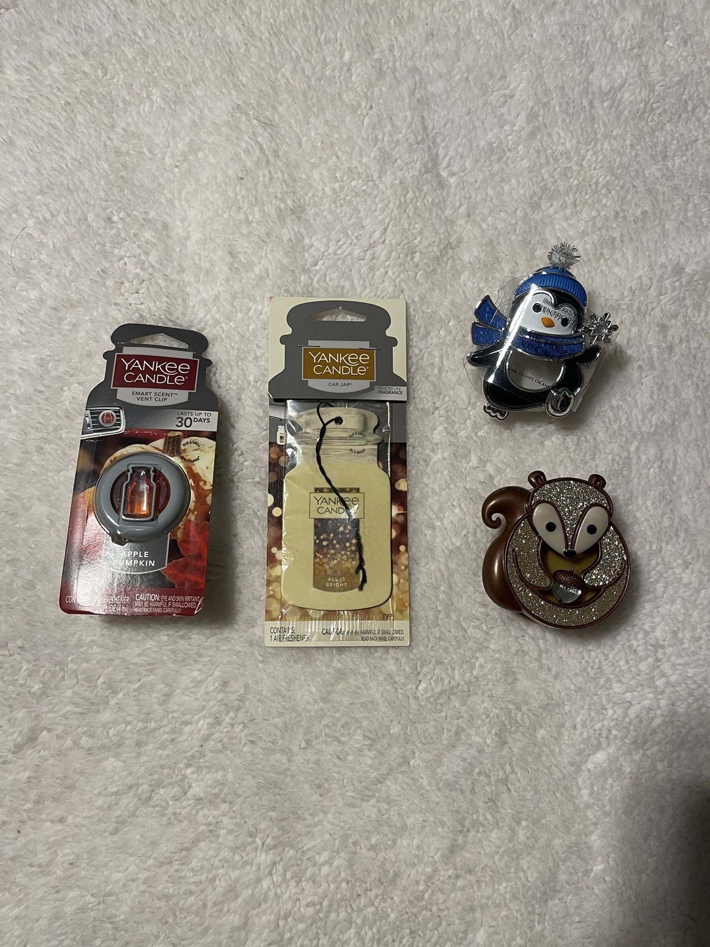 Bath and Body works vent clips & Yankee candle car air fresheners 