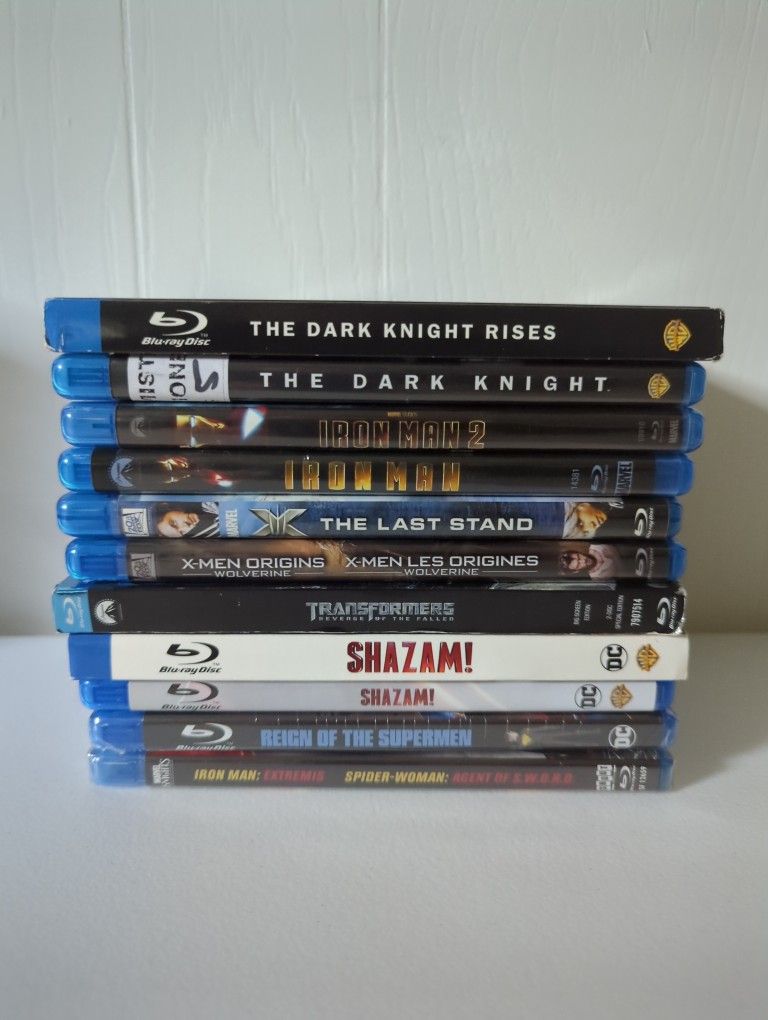 Blu-rays - Marvel, DC, Etc